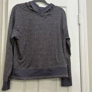 Mondetta performance luxury size s, lightweight hoodie, heather eggplant color
